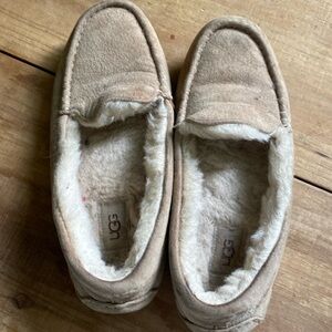 UGG moccasins. One moccasin does have a small mark on it.